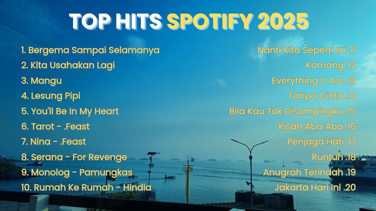 Top Hits Spotify Indonesia 2025 - Top Playlist Spotify 2025 - Lagu Viral Spotify 2025