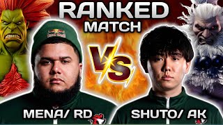 SF6 ▰ Mena RD ( Blanka ) VS Shuto ( Akuma ) ▰ HLG.