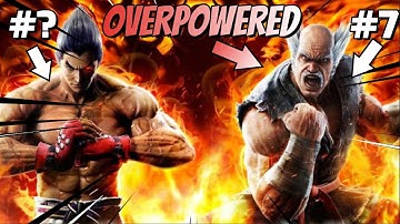TOP 20 most POWERFUL TEKKEN CHARACTERS (WOW)
