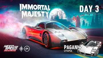 Need For Speed: No Limits | 2022 Pagani Utopia (Immortal Majesty - Day 3 | Killjoy)