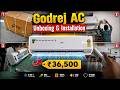 Godrej 1.5 Ton 5 star 5-IN-1 Convertible Cooling Inverter Split AC(Copper,Heavy Duty Cooling) Unbox