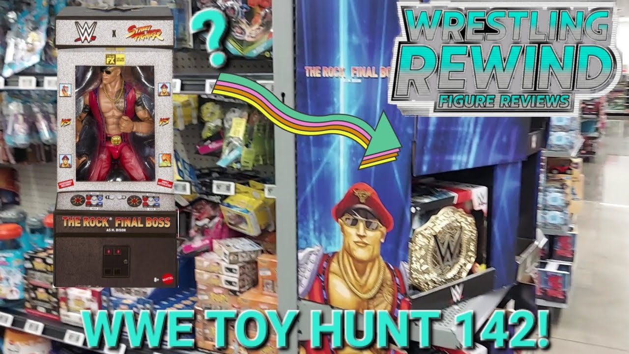 WWE STREET FIGHTERS found on WWE TOY HUNT 142!