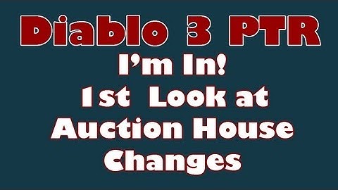 Diablo 3 1.0.5 PTR: I