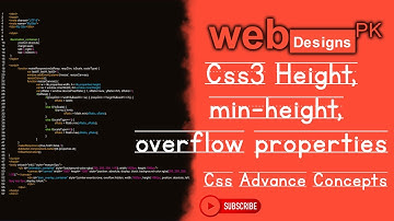 Css Height, Min-Height, Max-Height and overflow Properties