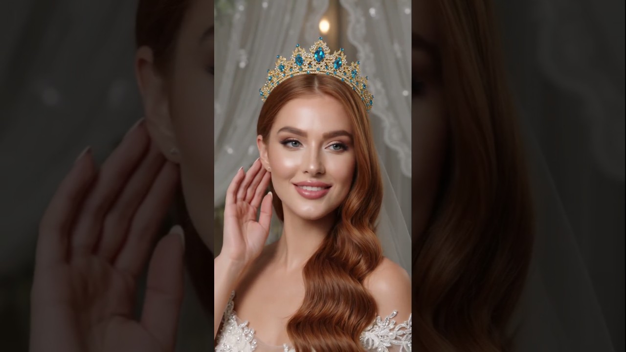 Elegant Wedding Hair #BridalHair #WeddingHairstyle https://vesastyle.com/wedding-hair-headdress/