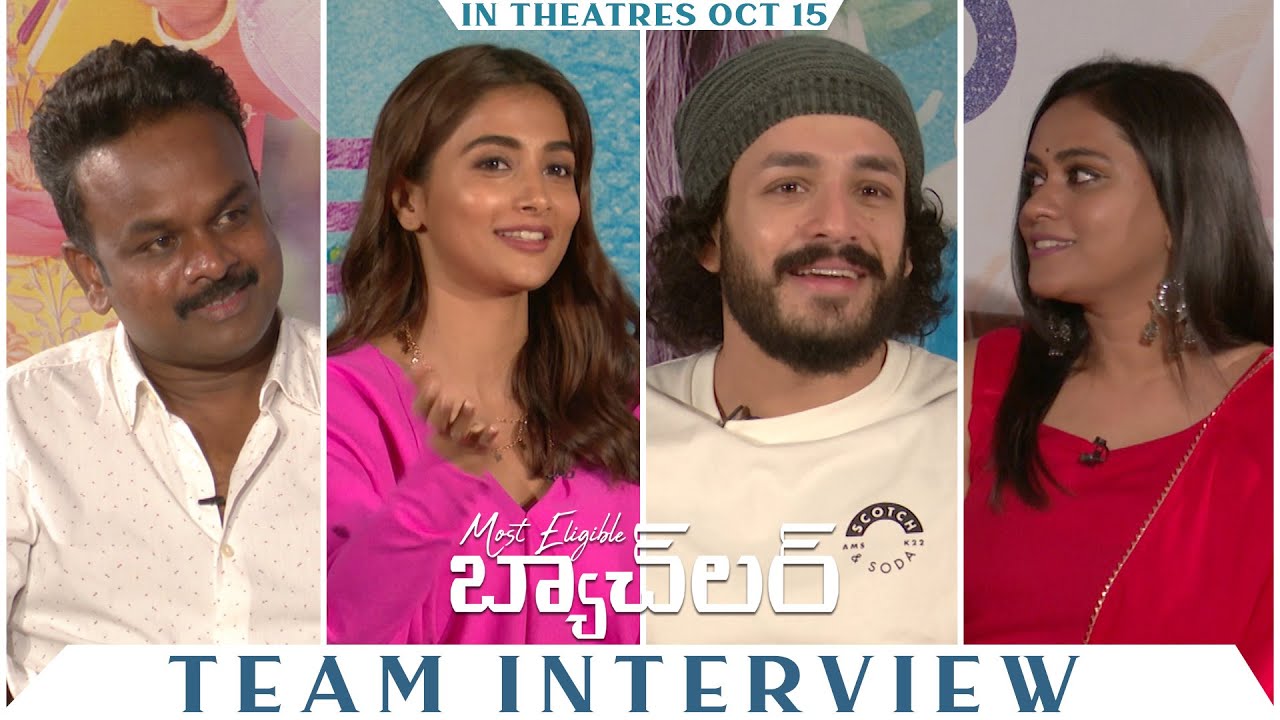 Most Eligible Bachelor Team Special Interview | Akhil Akkineni, Pooja Hegde, Bhaskar | 