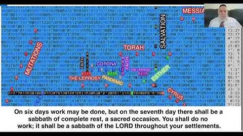 AMAZING  BIBLE CODE TABLE - MUTATIONS  5781  2021  GLAZERSON