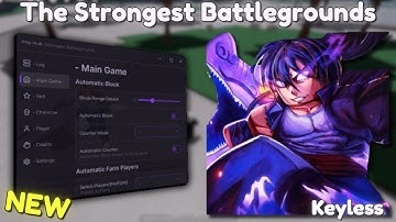 *NEW* The Strongest Battlegrounds Script [ Pastebin 2025 ] Keyless