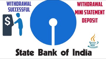 Sbi Account Details Create in Java || Withdrawal, Deposit, Statement || Simple Java Bank in Netbeans