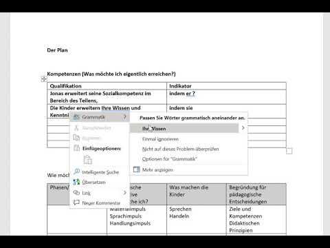 Update Pädagogische Planung - Testversion (Phasenzentrierter Planungsansatz)