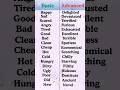 Basic Vs Advanced English |Learn English #englishlanguage
