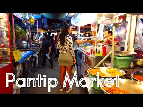 Walking in Pantip Market in Koh Phangan // Thailand 4K