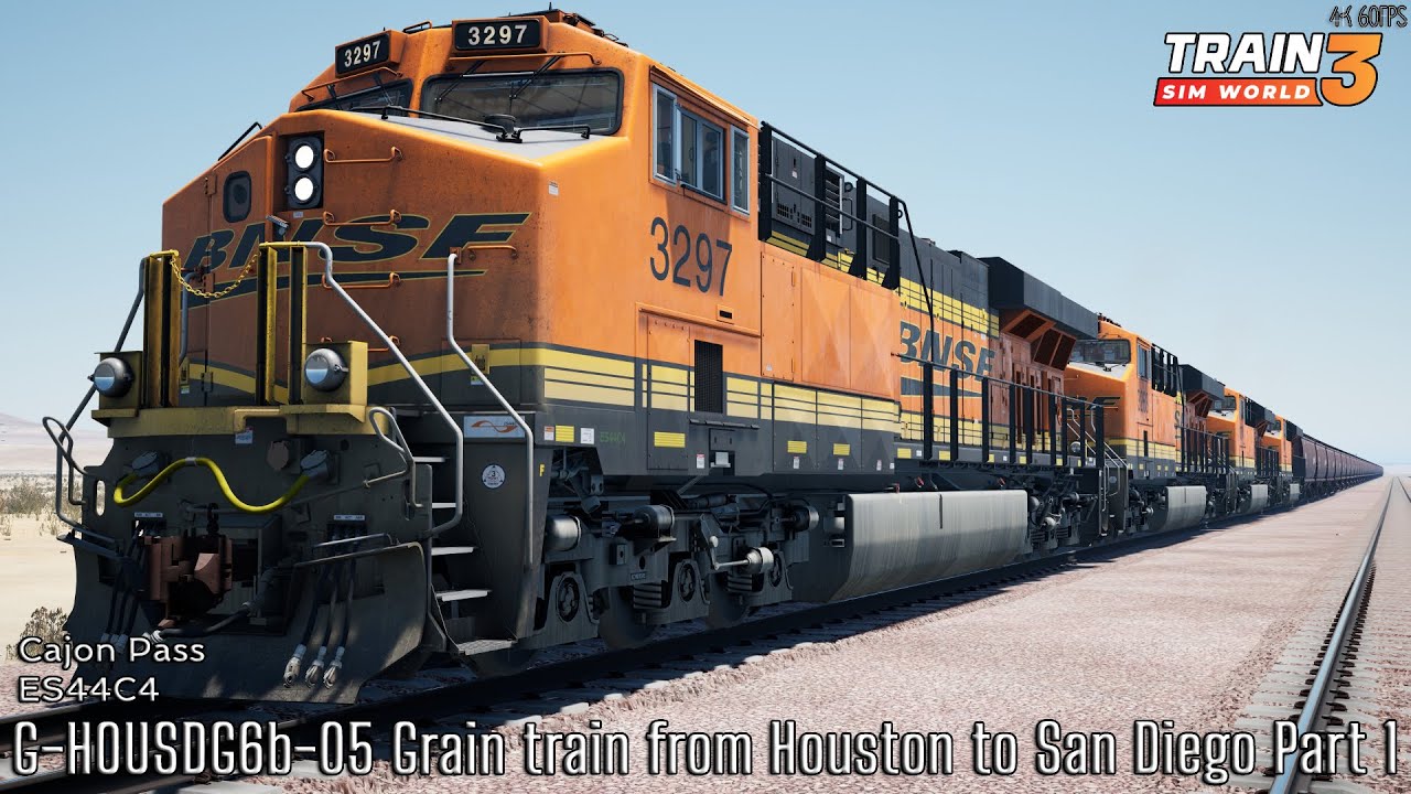 G HOUSDG6b 05 Grain Train From Houston To San Diego Part 1 Cajon Pass g-housdg6b-05-grain-train-from-houston-to-san-diego-part-1-cajon-pass