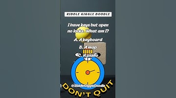 I have keys but open no locks. What am I? | Riddle ❓ | #shorts #riddles