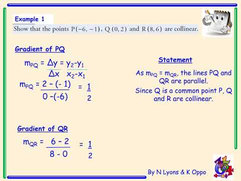 Higher Mathematics Straight Line Video 9 - Collinearity