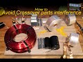 Avoid Crossover parts  Interference. See it and hear it