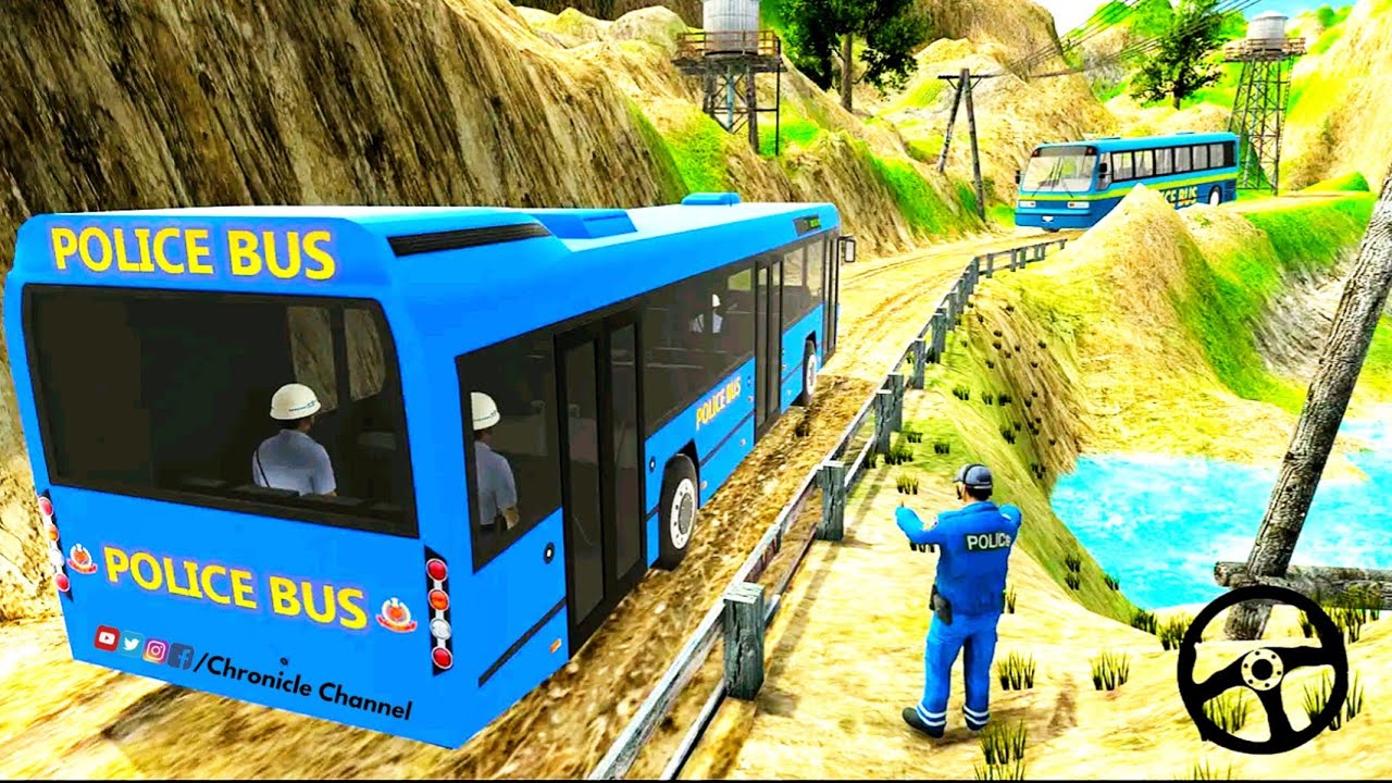Police Bus Coach Drive Game 3D | 