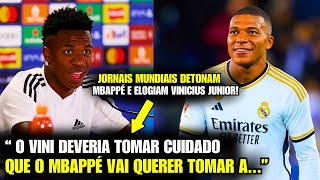 🚨 EITA! JORNAIS ESPANHÓIS RASGARAM O VERBO SOBRE A CONTRATAÇÃO DE MBAPPÉ E ELOGIAM O VINI JUNIOR!