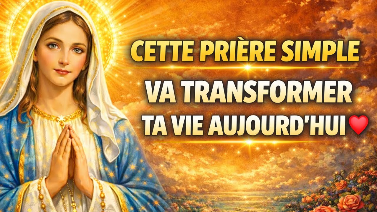 💔 Récite Cette PRIÈRE Si Tu TRAVERSES UNE GRANDE ÉPREUVE... MARIE Agit Pendant Que TU PRIES !🙏