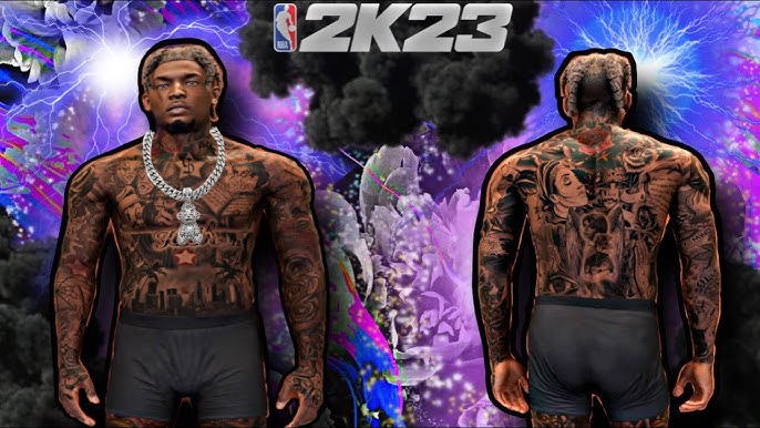 How to make Tattoos (LOCATION) in NBA 2k23 NEXT GEN 