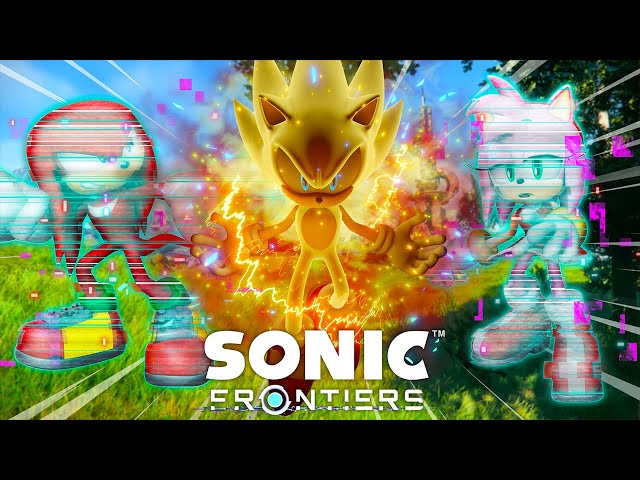 Sonic Frontiers - Super Sonic 2: Cyber Super Sonic by rossyfilms