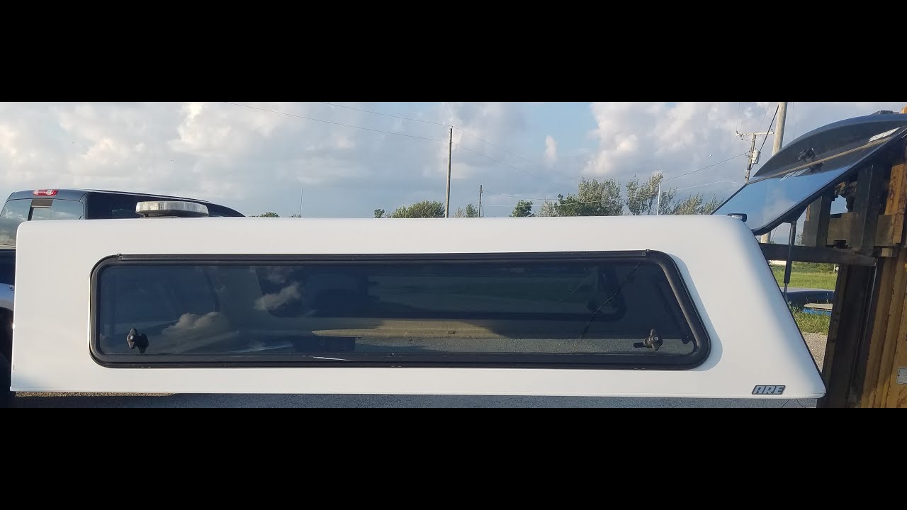 Walkaround of used ARE V Series Cab high truck cap work topper unit for sale fits 09-18 Ram 8 ...