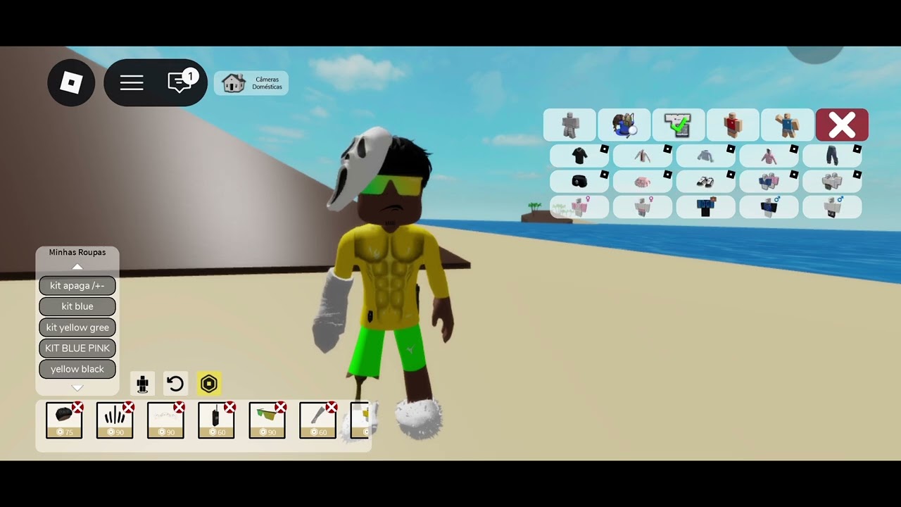 Skin cria RJ yellow and green