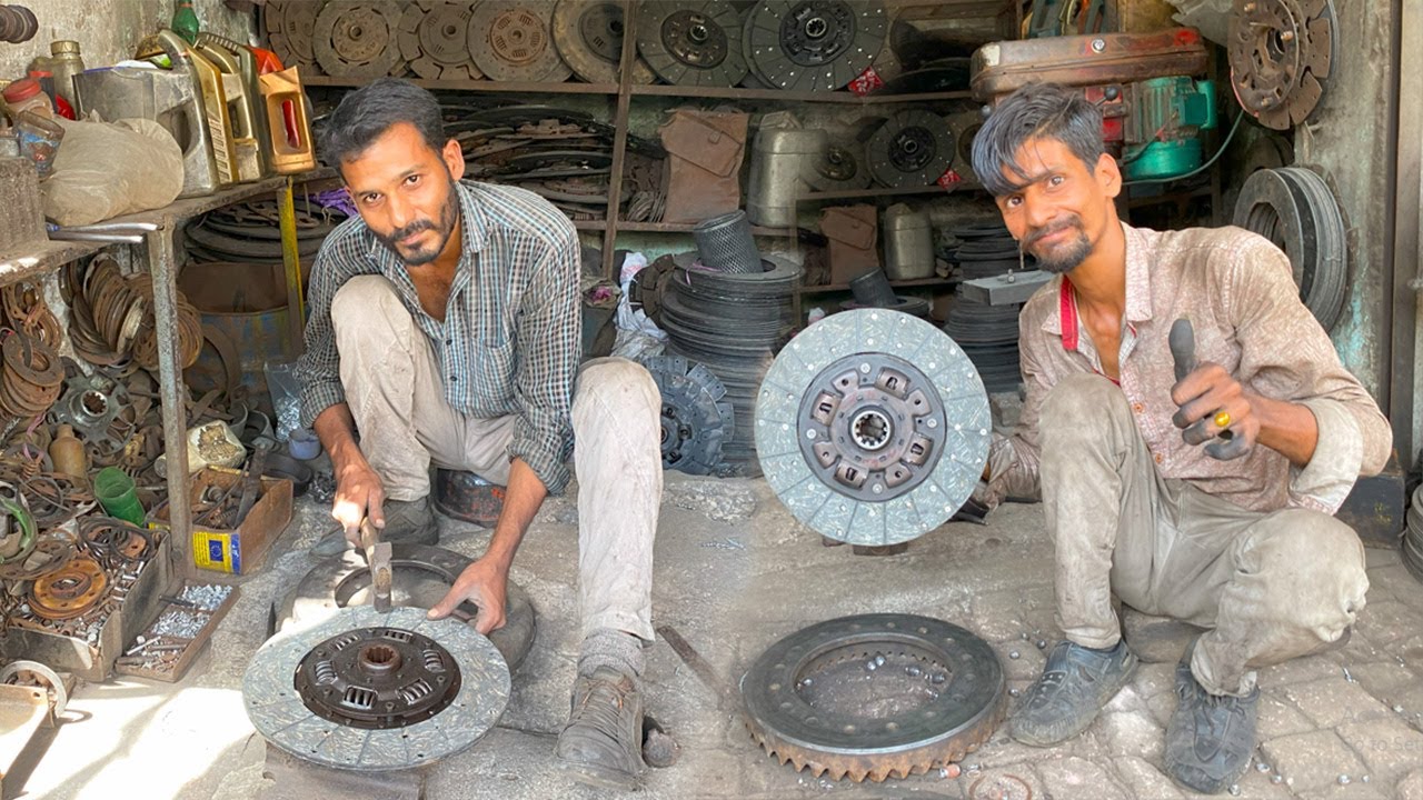 Amazing Restoration Old Truck Clutch Plate | Rebuild An Old Clutch Plate Very Informative Video