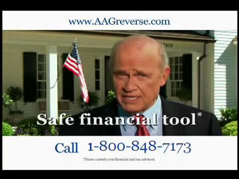 Fred Thompson American Advisors Group (AAG) Commercial for Reverse Mortgage