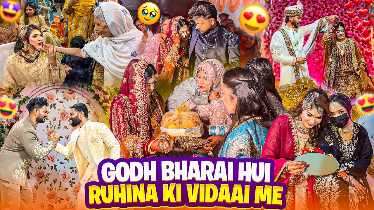 Godh Bharai Hui Ruhina Ki Vidaai Me 😍| Fans Milne Ayesha Or Rashida Se | Fokats | Abresh & Zeeshan