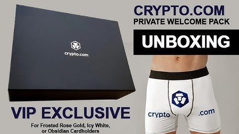 New Crypto.com VIP Private Welcome Pack UNBOXING