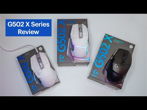 Logitech G502 X, X Lightspeed, and X Plus Mice Review
