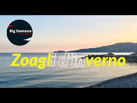 🚶 Zoagli (Liguria): il mare in inverno. Travel to Italy!