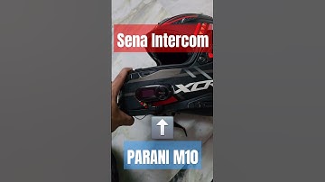 #senaintercom Parani M10 on #axorhelmets