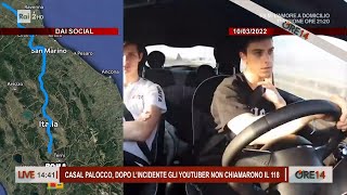 Casal Palocco, dopo l'incidente gli Youtuber non chiamano il 118 - Ore 14 del 22/06/2023 screenshot 4