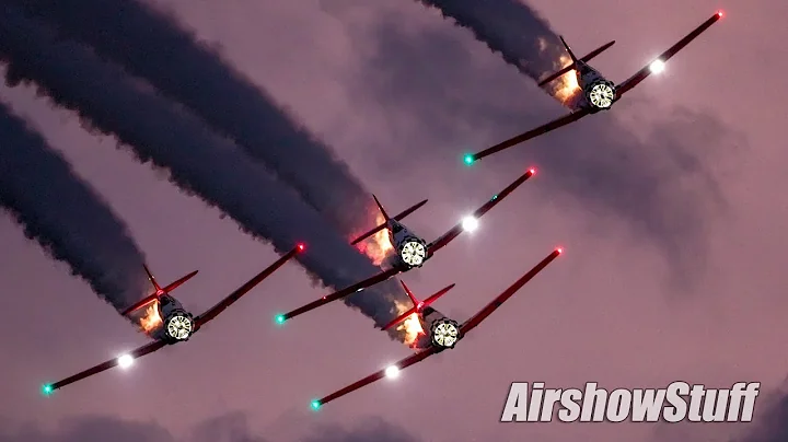 Aeroshell Aerobatic Team Night Show - EAA AirVenture Oshkosh 2019