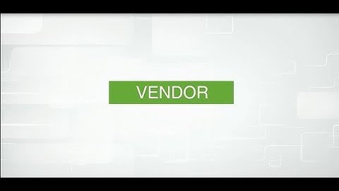 Vendor -  Zenscale Material Management