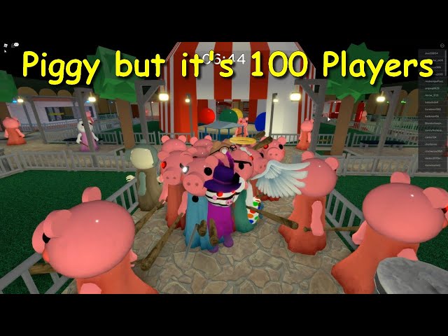 Roblox - JOGAMOS PIGGY COM 100 PANDINHAS (Piggy Roblox)