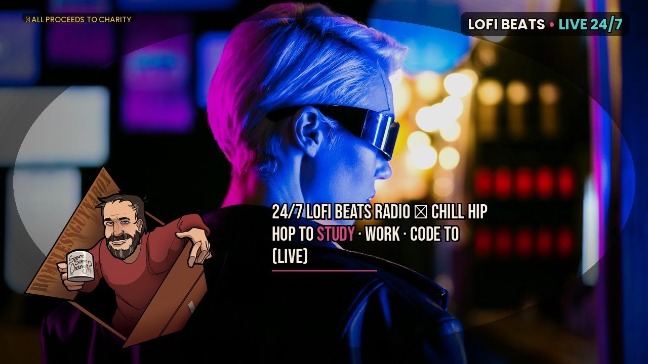 24/7 lofi beats radio ☕ chill hip hop to study · work · code to (live ...
