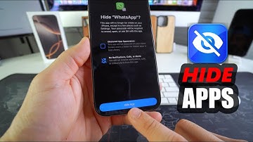 How To HIDE APPS on Apple iPhone 16 Pro Max