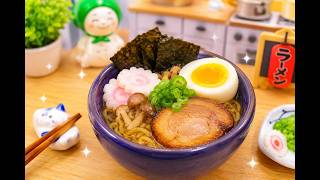 Mini Ramen Made from Scratch! 🍜   Tiny Kitchen ASMR   Miniature Cooking Recipe