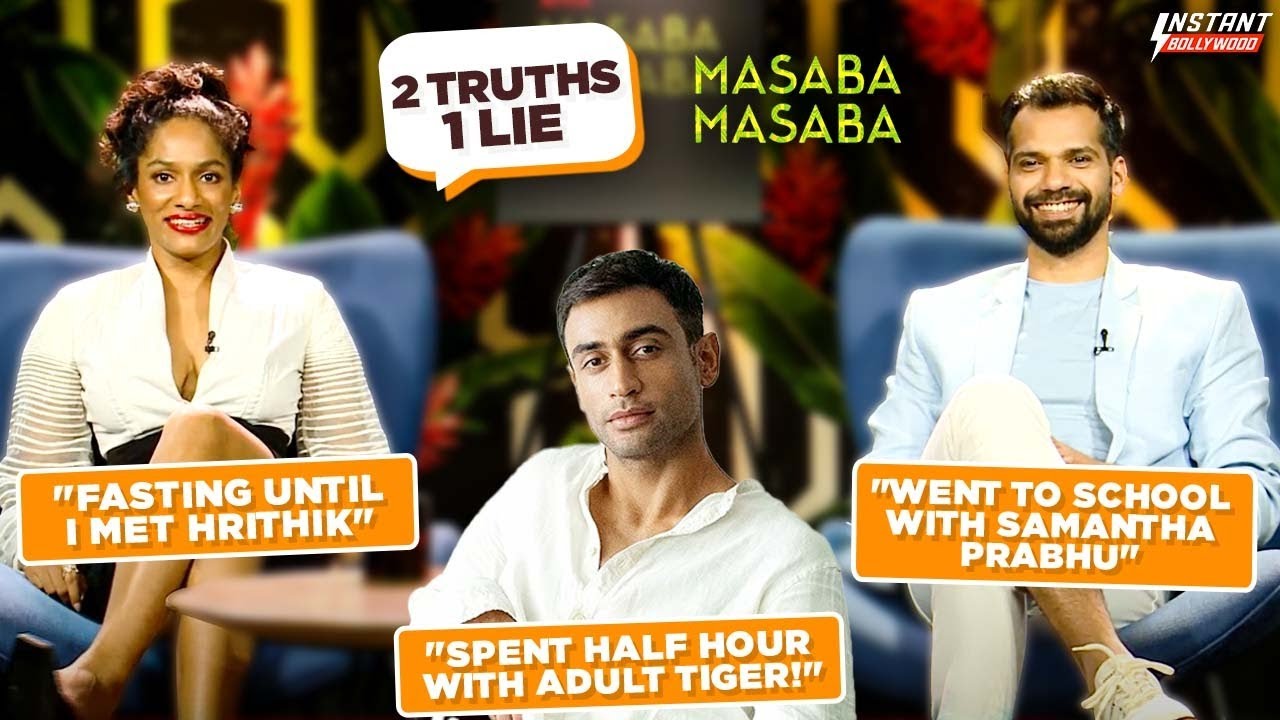2 Truths, 1 Lie With Netflix Masaba Masaba 2 Cast | Masaba, Neil ...
