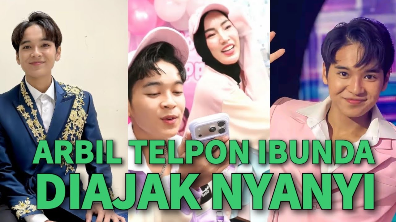 MELEDAK!🔥SI GANTENG ARBIL VIDEO CALL DENGAN IBUNYA MALAH DISURUH NYANYI