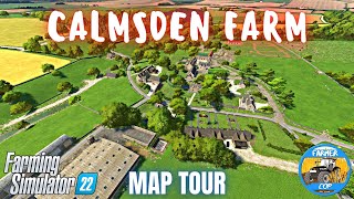 CALMSDEN FARM - Map Tour - Farming Simulator 22