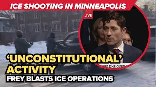 “We’re not backing down”: Frey slams ICE surge during DHS lawsuit announcement