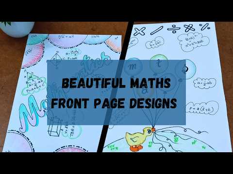 Maths Project Design/Project Work Design/Maths Assignment Front Page Design/Border Designs ByMadhuri