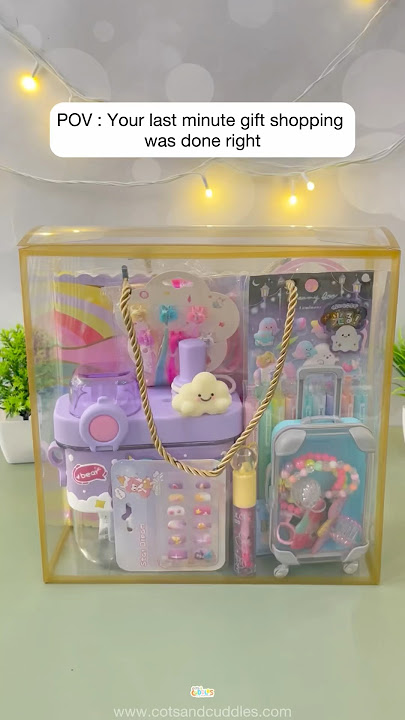 Kawaii essentials hamper box #returngift #hampers #educationaltoys #funbundle #cutehamper #shorts