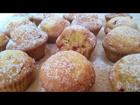Video: Muffins Ya Kefir Na Jordgubbar