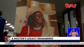 Family and friends hold memorial service to celebrate Dr Victoria Mutiso life at CITAM