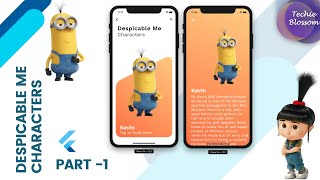 Flutter UI | Despicable Me Characters - Part 1 screenshot 3